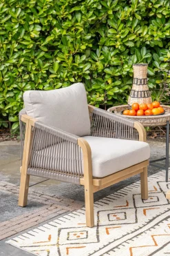 Benidorm Beistelltisch - Diameter 60xH50 cm natural rotan