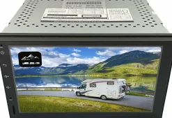 BergGPS 2-DIN Einbau-Radio Camper Navigation mit Carplay