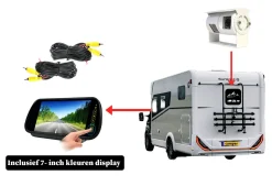 BergGPS doppelte Rückfahrkamera mit 7-Zoll-Farbdisplay
