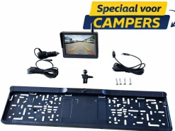 BergGPS Drahtlose Solar-Rückfahrkamera mit 5-Zoll-Display