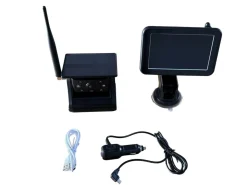 BergGPS Magnetische Solarkamera mit 5-Zoll-Display