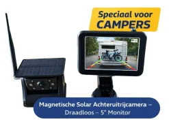 BergGPS Magnetische Solarkamera mit 5-Zoll-Display