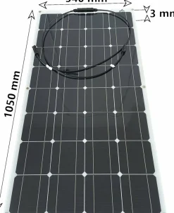 Bergproducts Komplettset 200 Watt flexibles Solarpanel