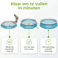 Bestway Fast Set 457x107cm Pool – 4-teilig