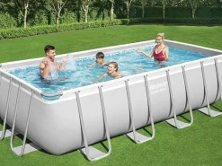 Bestway Power Steel 488x244cm Pool mit Zubehör