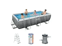 Bestway Power Steel 404x201x100cm Pool – 4-teilig