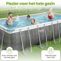 Bestway Power Steel 488x244x122cm Pool – 5-teilig
