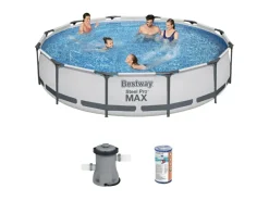Bestway steel pro max 366x76cm pool – 3-teilig