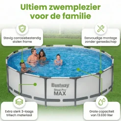 Bestway steel pro max 427x107cm pool – 5-teilig