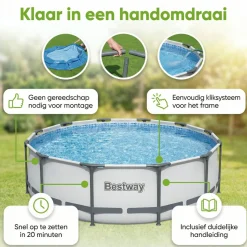 Bestway steel pro max 427x107cm pool – 5-teilig