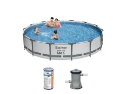 Bestway steel pro max 427x84cm pool – 3-teilig