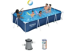 Bestway steel pro 400x211x81cm pool – 3-teilig
