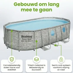 Bestway Swim Vista 549x274x122cm Pool – 5-teilig