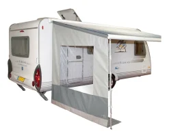 Bo-Camp 225 cm graue Universal Markisen Seitenwand