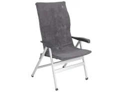 Bo-Camp Größe M Grey Universal gepolsterter Stuhlbezug