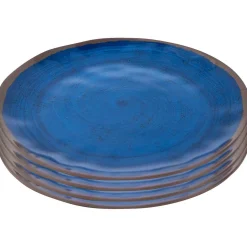 Bo-Camp Halo Set von 4 Melamin Essteller - Blue
