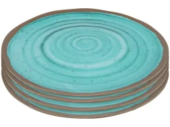 Bo-Camp Halo Set von 4 Melamin Essteller - Aqua