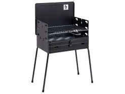 Bo-Camp Holzkohlegrill Koffermodell - Black