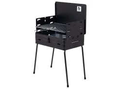 Bo-Camp Holzkohlegrill Koffermodell - Black