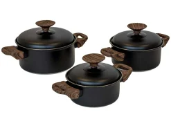 Bo-Camp Industrial Stewart Kochtöpfe - 3er-Set