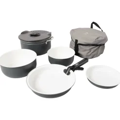 Bo-Camp Keramikbeschichtung 7-teiliges Camping Topfset