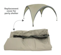 Bo-Camp Small Party Shelter loses Tuch