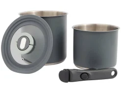 Bo-Camp Swift 2-Teilig Rostfreier Edelstahl Topfset