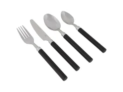 Bo-Camp 16-Teiliges Besteckset - Black