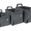 Bo-Camp Urban Barnsbury Set von 3 Filzkörbe