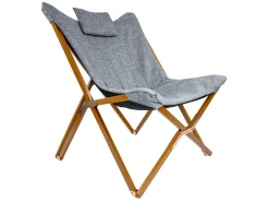 Bo-Camp Urban Outdoor Bloomsbury L Butterfly stuhl - Grey