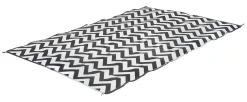 Bo-Camp Wave 350 x 270 cm schwarz weiße Chill-Matte