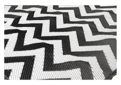 Bo-Camp Wave 200 x 180 cm schwarz weiße Chill-Matte