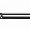 Bolonga B schwarze LED-Wandleuchte