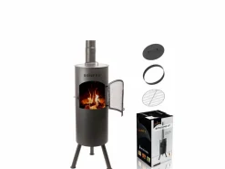 BonFeu Bongiano LP Gartenöfen - Black