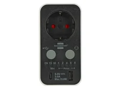 Brennenstuhl digitaler USB-A/C-Countdown-Timer