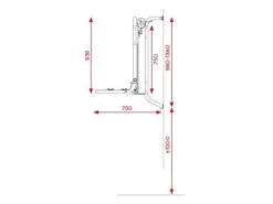 BR-Systems elektrischer Bike Lift Rail Fahrradträger - Rail