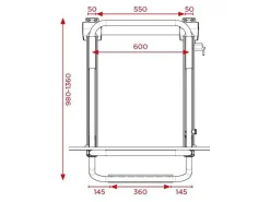 BR-Systems elektrischer Bike Lift Rail Fahrradträger - Rail