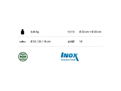 Brunner Academy Double Topfset - Ø 22/20 cm