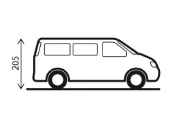 Brunner Comet VW T5/T6 Heckzelt