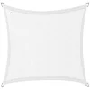 Buitenkado. 2.5 x 2.5 HDPE Sonnensegel - polar white