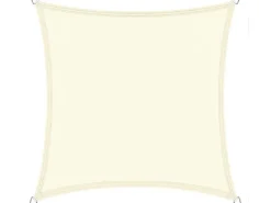 Buitenkado 4 x 4 wasserdicht Sonnensegel - cream white