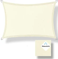 Buitenkado 2 x 3 wasserdicht Sonnensegel - cream white