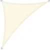 Buitenkado. 2.5 x 2.5 x 3.5 HDPE Sonnensegel - cream white
