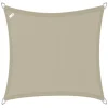 Buitenkado 4.5x4.5 HDPE Sonnensegel - taupe