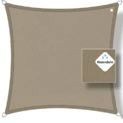 Buitenkado 4x4 wasserdicht Sonnensegel - taupe