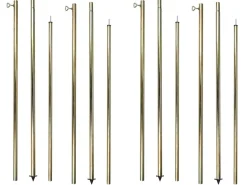 Camp Air 22 mm 170-250cm Stahl Aufstellstange - 4 Stück