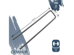 Camp Air 250 Stahl Bodenägel U-Form