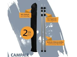 Camp Air Aluminium Tarpstange - Set von 2