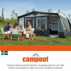 Campout Abfalleimer mit Deckel - 10 Liter