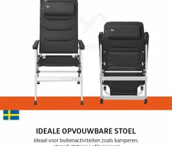 Campout Colibri Hybrid Set von 2 Klappstuhle - Black